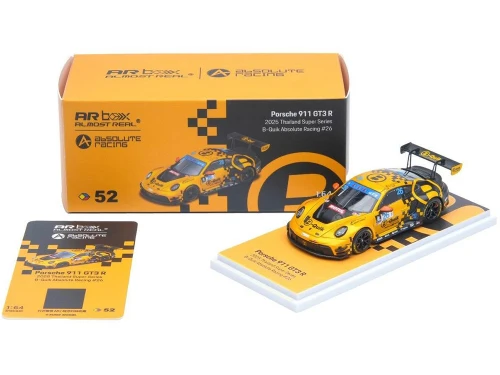 Porsche 911 GT3 R 992 #26 Henk Kiks Sandy Stuvik B Quik Absolute Racing Thailand Super Series 2025 1/64 Diecast Model Car Almost Real AR640005001