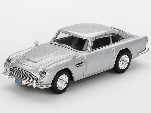 Aston Martin DB5 Birch Silver Metallic 007 James Bond Casino Royale 2006 Movie Limited Edition 1/64 Diecast Model Car Mini GT MGT00909-007E