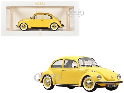 1973 Volkswagen 1303 Beetle Pastel Yellow 1/18 Diecast Model Car Norev 188675