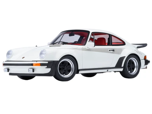 Porsche 911 930 Turbo 3 0 Grand Prix White with Turbo Stripes 1/18 Model Car Autoart 78113
