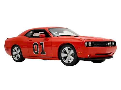 2010 Dodge Challenger SRT8 #01 The General Orange Limited Edition to 510 pieces Worldwide 1/18 Diecast Model Car ACME A1806034