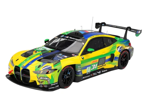 BMW M4 GT3 EVO #31 Pedro Ebrahim  Augusto Farfus Yasser Shahin The Bend Team WRT WEC 6 Hours of Sao Paulo 2025 1/18 Model Car Top Speed TS0713