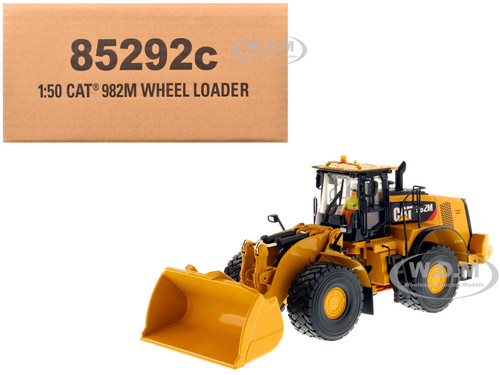 CAT Caterpillar 982M Wheel Loader with Operator High Line Series 1/50 Diecast Model Diecast Masters 85292C