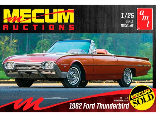Skill 2 Model Kit 1972 Ford Thunderbird MECUM Auctions 1/25 Scale Model by AMT AMT1629