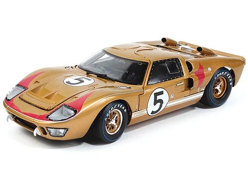 Ford GT40 MKII #5 Ronnie Bucknum Dick Hutcherson Holman & Moody 3rd Place 24 Hours of Le Mans 1966 Historic 1 2 3 Finish Series 1/18 Diecast Model Car ACME SC-403-60