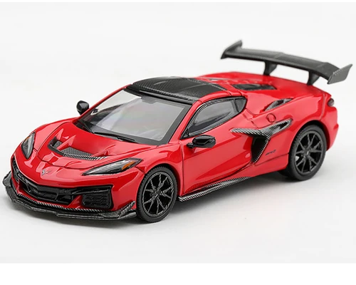Chevrolet Corvette ZR1 Torch Red Limited Edition 1/64 Diecast Model Car Mini GT MGT01420