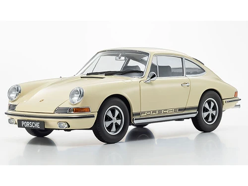 Porsche 911 S Medium Ivory 1/18 Diecast Model Car Kyosho K08978IBK