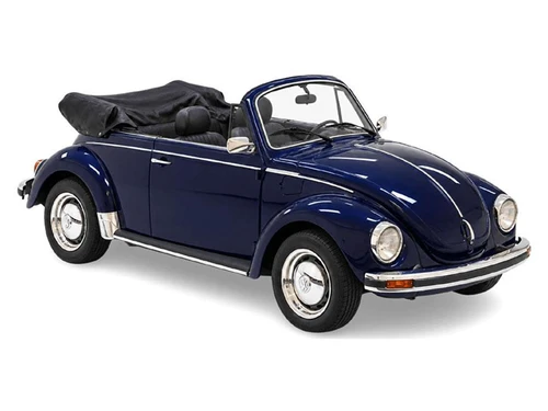 1976 Volkswagen 1303 Beetle Cabriolet Dark Blue 1/18 Diecast Model Car Norev 188549