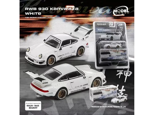 RWB 930 Kamiwaza White 1/64 Diecast Model Car Model Model MM64-RWB930-002