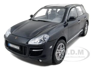  2008 Porsche Cayenne Turbo Metallic Black 1/18 Diecast Model Car Motormax 73179