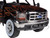 1999 Ford F-350 Super Duty Pickup 1/27 Black with Flames & 2002 FLSTB Night Train Harley Davidson 1/24 Maisto 32181