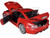 Mercedes SL65 AMG Black Series (R230) Red 1/18 Diecast Model Car Motormax 79161