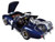  1965 Shelby Cobra 427 S/C Blue With Printed Carroll Shelby Signature 1/18 Diecast Model Car Shelby Collectibles 121-1