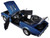 1967 Chevrolet Camaro SS Convertible Blue 1/24 Diecast Car Model Motormax 73301