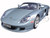 Porsche Carrera GT Silver with Black Interior 1/18 Diecast Model Car Motormax 73163