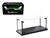 Collectible Display Show Case with LED Lights for 1/18 1/24 Models with Black Base 14001