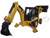 CAT Caterpillar 420E Center Pivot Backhoe Loader with Working Tools with Operator Core Classics Series 1/50 Diecast Model Diecast Masters 85143 C