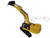 CAT Caterpillar 390F LME Hydraulic Tracked Excavator High Line Series with Operator 1/50 Diecast Model Diecast Masters 85284