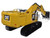 CAT Caterpillar 390F LME Hydraulic Tracked Excavator High Line Series with Operator 1/50 Diecast Model Diecast Masters 85284