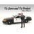 Police Officer II Figure For 1:18 Scale Models American Diorama 24012