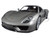 Porsche 918 Spyder Silver Closed Roof 1/24 Diecast Model Car Welly 24055