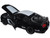 2012 Ford Mustang Boss 302 Matt Black White 1/24 Diecast Model Car Maisto 31269