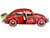 1966 Volkswagen Beetle Coca Cola Rear Luggage Rack 2 Bottle Cases 1/24 Diecast Model Car Motorcity Classics 424067