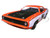1973 Plymouth Barracuda Orange #54 1/24 Diecast Model Car Jada 99086
