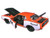 1973 Plymouth Barracuda Orange #54 1/24 Diecast Model Car Jada 99086