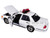 2001 Ford Crown Victoria Police Car Plain White with Flashing Light Bar Front and Rear Lights and Sounds 1/18 Diecast Model Car Motormax 73992