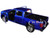 2017 Chevrolet Silverado 1500 LT Z71 Crew Cab Blue 1/27 Diecast Model Car Motormax 79348