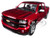 2017 Chevrolet Silverado 1500 LT Z71 Crew Cab Metallic Red 1/27 Diecast Model Car Motormax 79348
