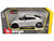 2017 Nissan GT-R R35 White 1/24 Diecast Car Model BBurago 21082