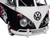 Volkswagen Type 2 T1 Delivery Van with Flames 1/24 Diecast Car Model Motormax 79566