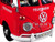 Volkswagen Type 2 T1 Fire Van Red 1/24 Diecast Model Car Motormax 79564