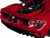 2017 Ford GT Red 1/24 1/27 Diecast Model Car Welly 24082