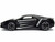Lykan Hypersport Black with Black Panther Diecast Figurine Avengers Marvel Series 1/24 Diecast Model Car Jada 99723
