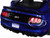 2018 Ford Mustang GT 5.0 Blue Black Wheels 1/24 Diecast Model Car Motormax 79352