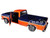 1979 Ford F-150 Custom Pickup Truck Gulf Dark Blue Orange 1/24 Diecast Model Car Motormax 79652
