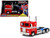 G1 Autobot Optimus Prime Truck Red Robot Chassis Transformers TV Series Hollywood Rides Series 1/24 Diecast Model Jada 99524