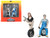 Michele Derek Tire Brigade 2 piece Figurine Set 1/18 Motorhead Miniatures 768