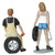 Meg Derek Tire Brigade 2 piece Figurine Set 1/18 Motorhead Miniatures 770