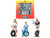 Andie Derek Michele Tire Brigade 3 piece Figurine Set 1/24 Motorhead Miniatures 773
