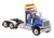 International HX520 Day Cab Tandem Tractor Blue 1/50 Diecast Model Diecast Masters 71004
