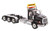 International HX620 Day Cab Tridem Tractor Black 1/50 Diecast Model Diecast Masters 71009