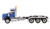 International HX620 Day Cab Tridem Tractor Blue 1/50 Diecast Model Diecast Masters 71010