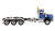 International HX620 Day Cab Tridem Tractor Blue 1/50 Diecast Model Diecast Masters 71010