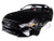 2018 Ford Mustang GT 5.0 Matt Black Black Wheels 1/24 Diecast Model Car Motormax 79352