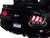 2018 Ford Mustang GT 5.0 Matt Black Black Wheels 1/24 Diecast Model Car Motormax 79352