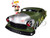 1951 Mercury Matt Green Harley Quinn Diecast Figure DC Comics Bombshells Series 1/24 Diecast Model Car Jada 30456